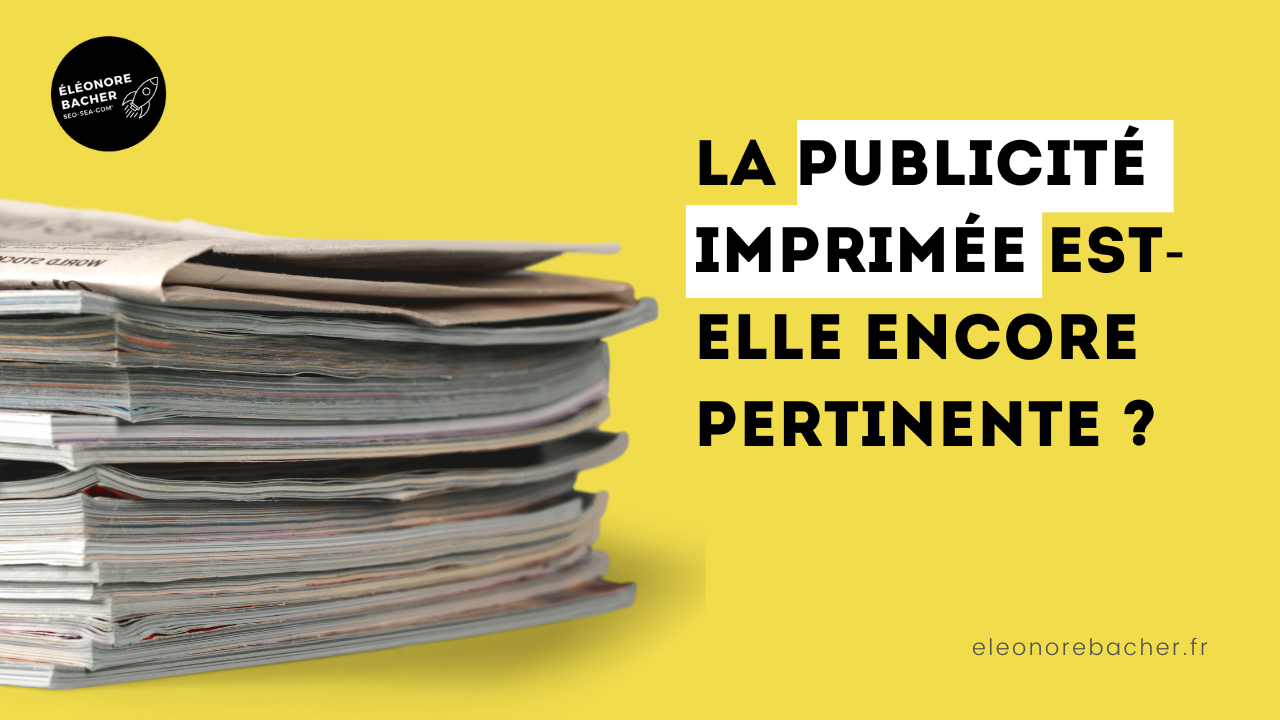 publicité imprimée