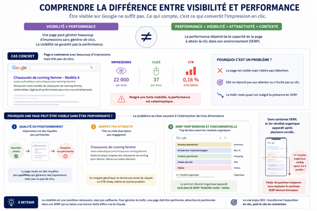 visibilité et performance SEO