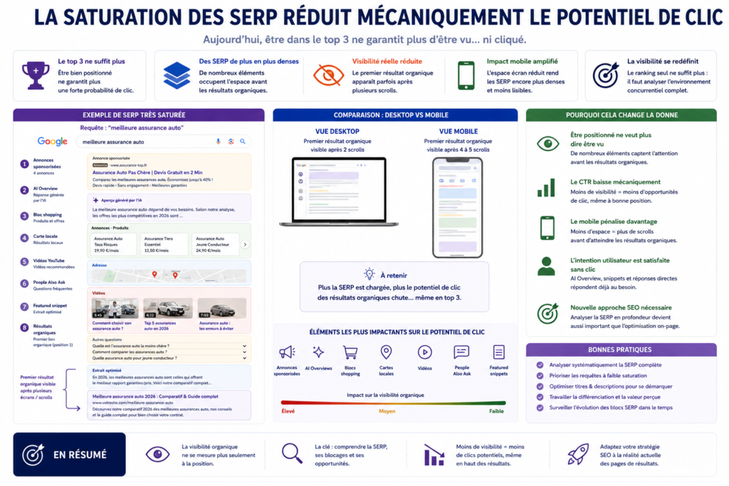 Saturation des SERP