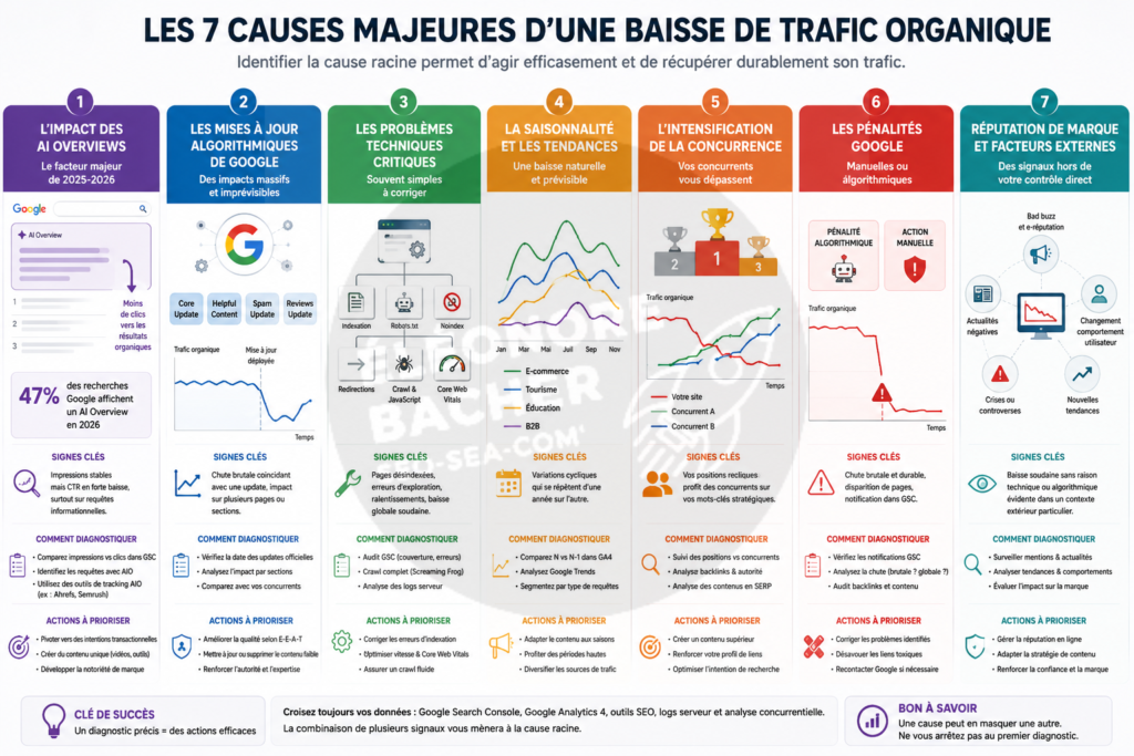 cause baisse trafic