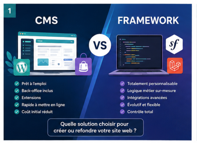 framework vs cms